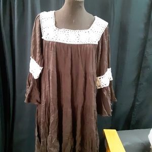 Brown dress